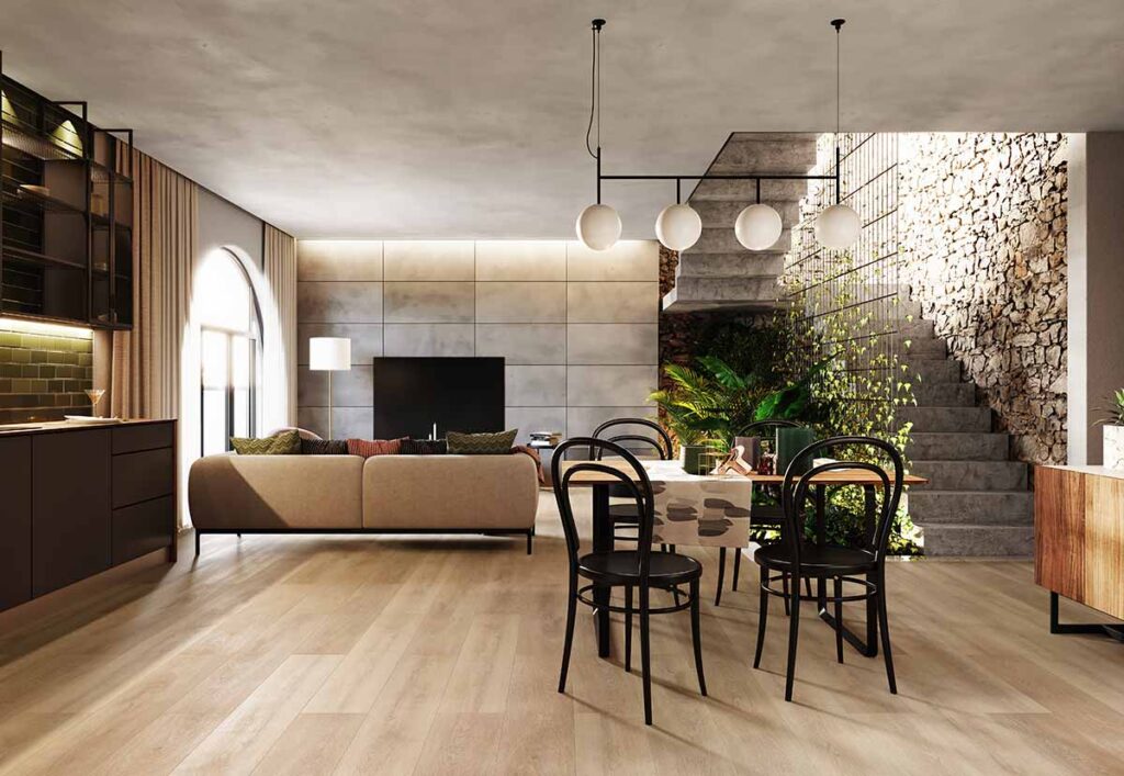 Pavimento in SPC AM SOLID A7411 DN Rovere Taban